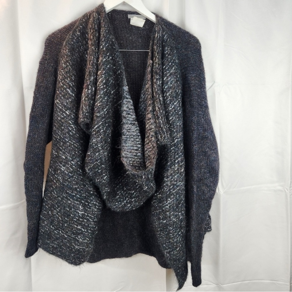 Sarah Pacini Charcoal Gray Women's Poncho